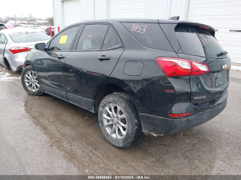 2020 Chevrolet Equinox Fwd Ls VIN: 2GNAXHEV3L6156734 Lot: 38488453