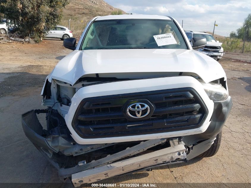 2017 Toyota Tacoma Sr VIN: 5TFRX5GN6HX087813 Lot: 38488661