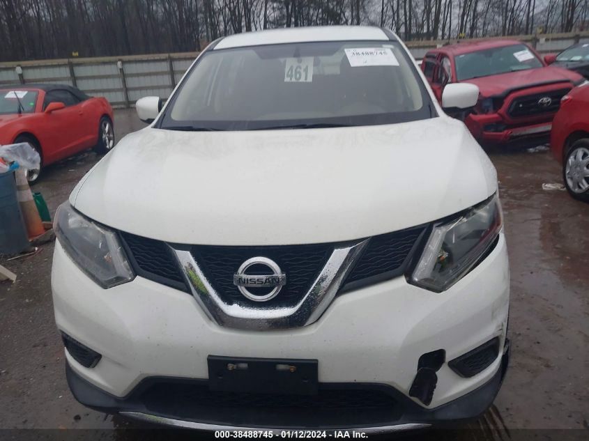 2016 Nissan Rogue S VIN: 5N1AT2MV5GC922071 Lot: 38488745