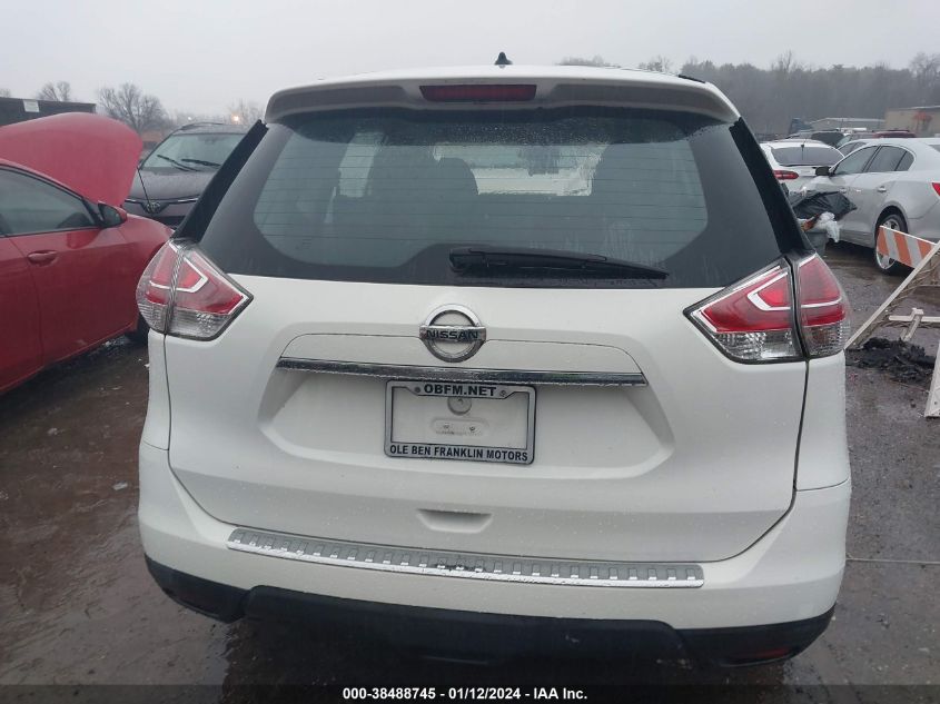 2016 Nissan Rogue S VIN: 5N1AT2MV5GC922071 Lot: 38488745