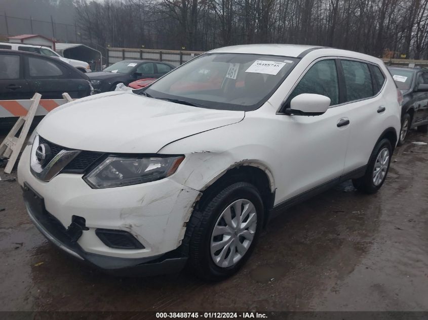 2016 Nissan Rogue S VIN: 5N1AT2MV5GC922071 Lot: 38488745