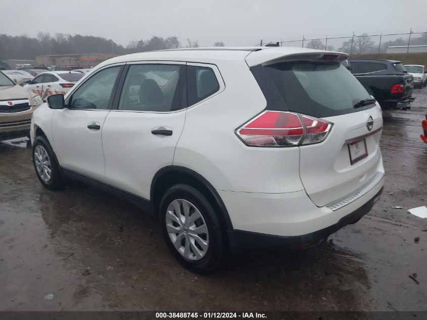 2016 Nissan Rogue S VIN: 5N1AT2MV5GC922071 Lot: 38488745