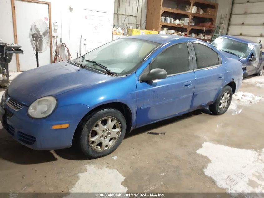 2005 Dodge Neon Sxt VIN: 1B3ES56C75D252702 Lot: 38489049