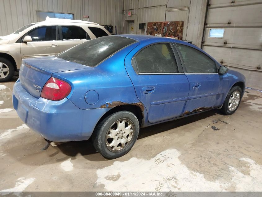 2005 Dodge Neon Sxt VIN: 1B3ES56C75D252702 Lot: 38489049