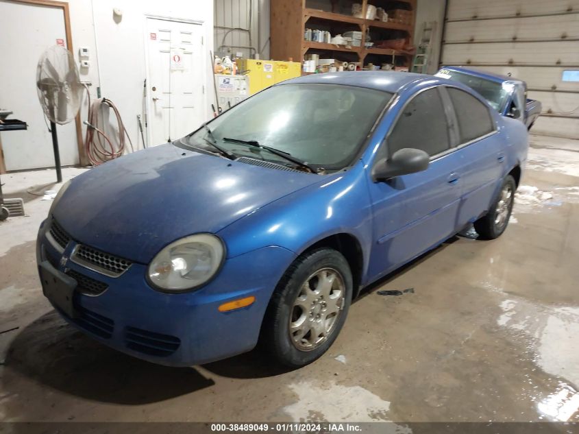 2005 Dodge Neon Sxt VIN: 1B3ES56C75D252702 Lot: 38489049