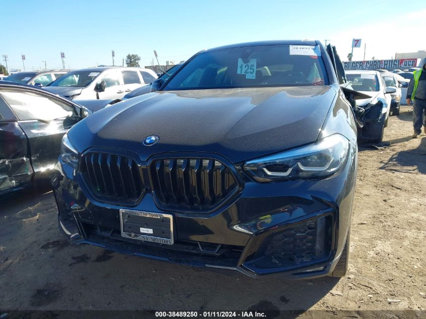 2021 BMW X6 Sdrive40I VIN: 5UXCY4C0XM9F75606 Lot: 39059922