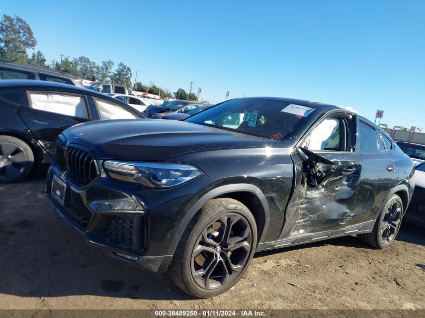 2021 BMW X6 Sdrive40I VIN: 5UXCY4C0XM9F75606 Lot: 39059922