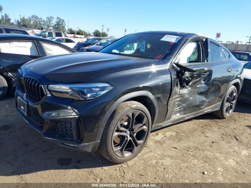 2021 BMW X6 Sdrive40I VIN: 5UXCY4C0XM9F75606 Lot: 39059922