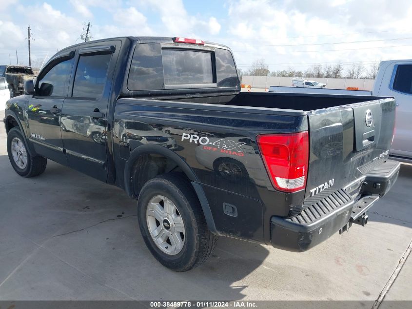 2011 Nissan Titan Pro-4X VIN: 1N6BA0ECXBN304965 Lot: 38489778