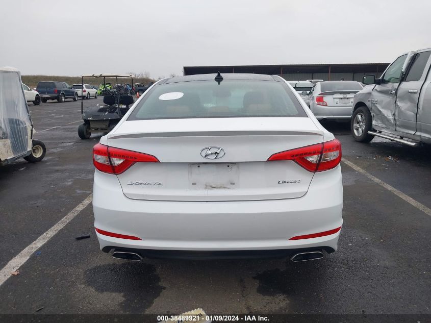 2015 Hyundai Sonata Limited VIN: 5NPE34AFXFH058331 Lot: 38489921