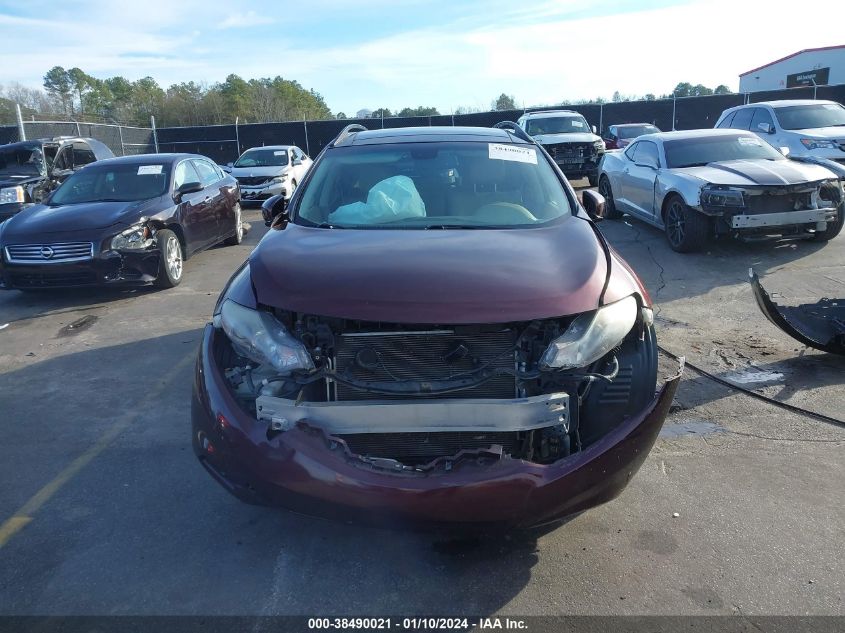 2014 Nissan Murano Sl VIN: JN8AZ1MU7EW411921 Lot: 38490021