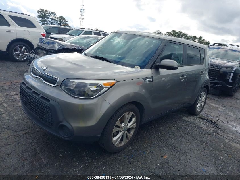 2015 Kia Soul + VIN: KNDJP3A54F7170986 Lot: 38490135