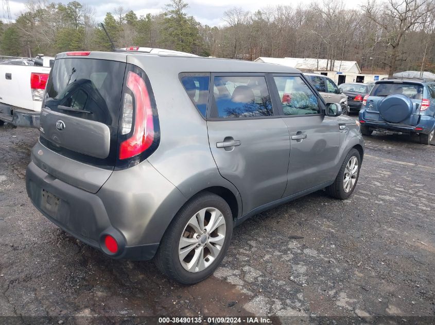 2015 Kia Soul + VIN: KNDJP3A54F7170986 Lot: 38490135