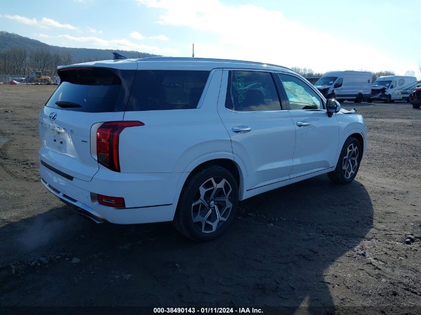 2022 Hyundai Palisade Calligraphy VIN: KM8R7DHE8NU399374 Lot: 38490143