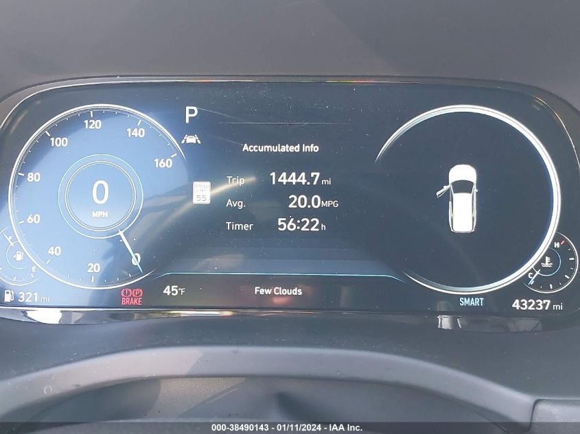 KM8R7DHE8NU399374 2022 Hyundai Palisade Calligraphy