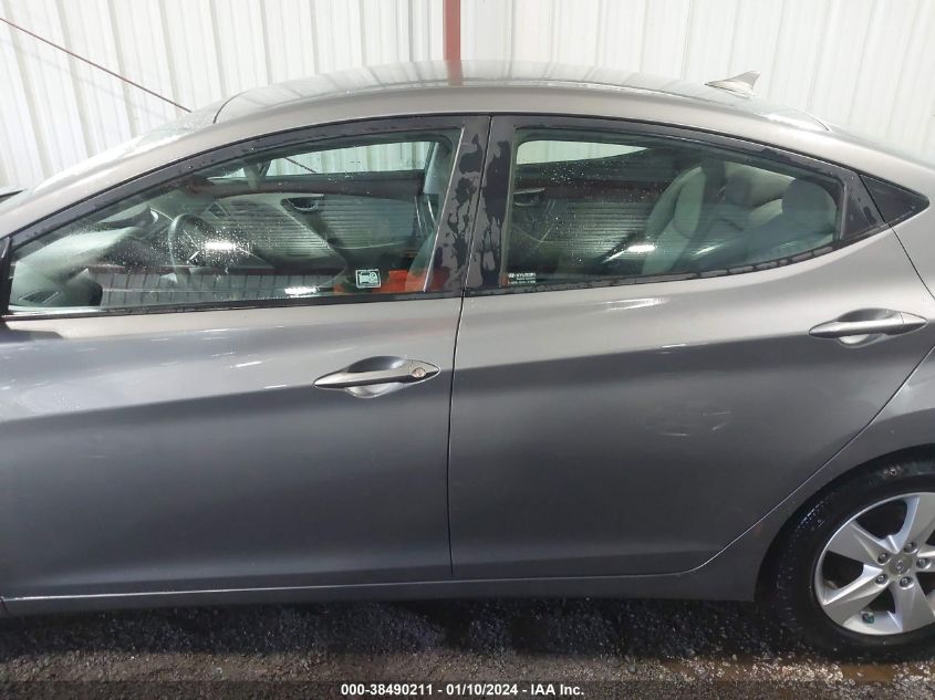 2013 Hyundai Elantra Gls VIN: 5NPDH4AEXDH366665 Lot: 38490211