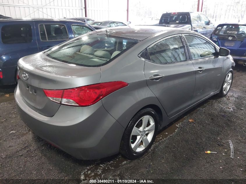 2013 Hyundai Elantra Gls VIN: 5NPDH4AEXDH366665 Lot: 38490211