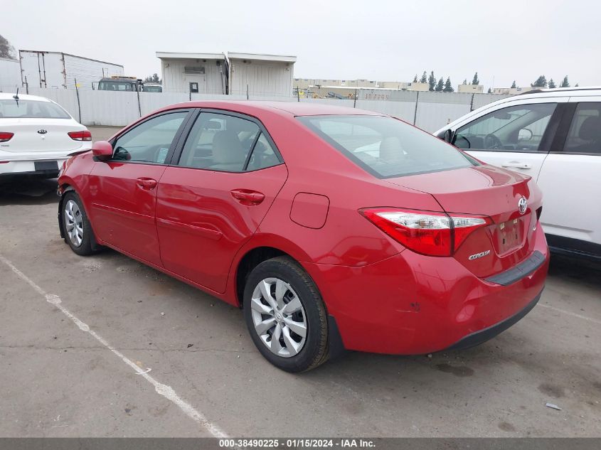 2015 Toyota Corolla Le VIN: 5YFBURHE4FP237669 Lot: 38490225