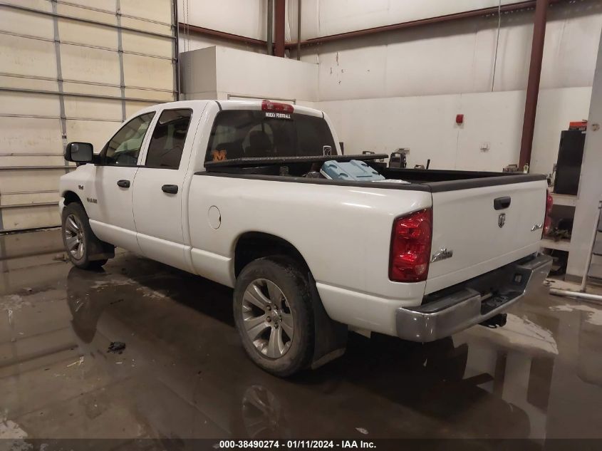 2008 Dodge Ram 1500 Slt VIN: 1D7HU18248J182784 Lot: 38490274