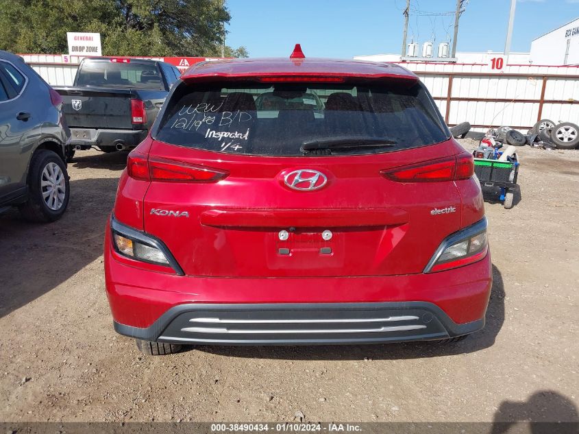 2023 Hyundai Kona Electric Sel VIN: KM8K33AG0PU193648 Lot: 38490434