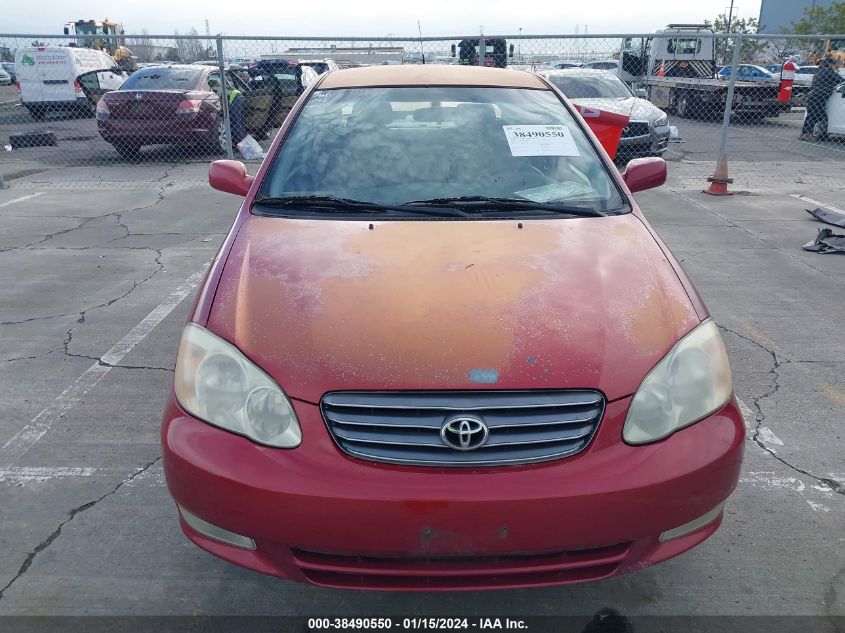 2003 Toyota Corolla S VIN: 1NXBR32E43Z172551 Lot: 38490550