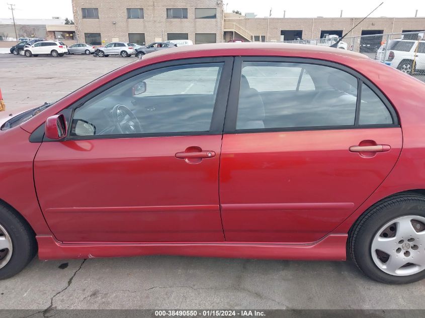 2003 Toyota Corolla S VIN: 1NXBR32E43Z172551 Lot: 38490550