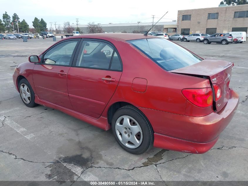 2003 Toyota Corolla S VIN: 1NXBR32E43Z172551 Lot: 38490550