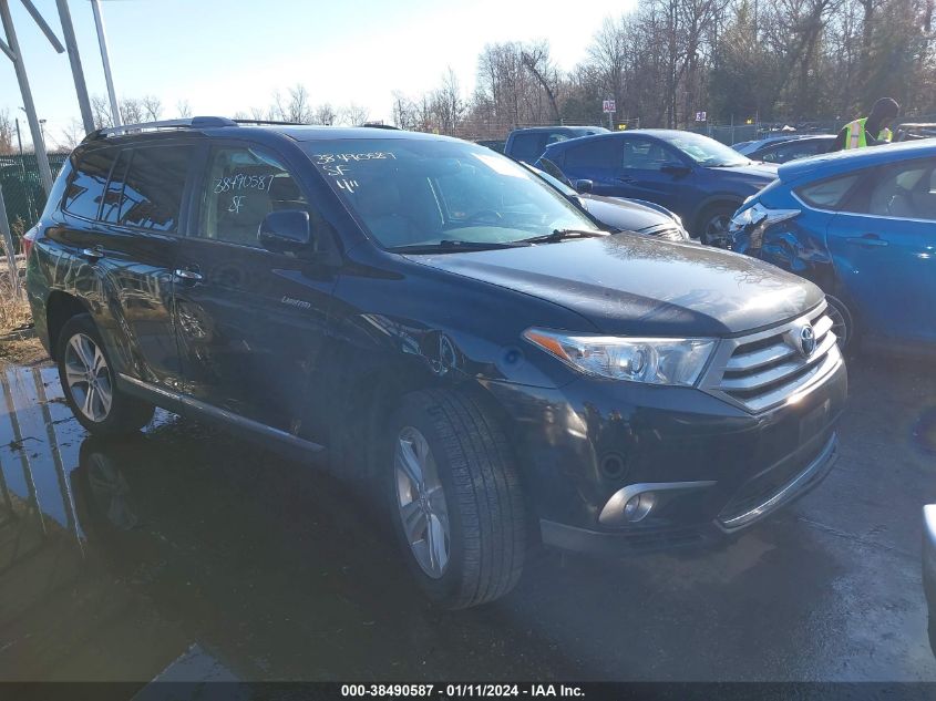 5TDDK3EH4DS246970 2013 Toyota Highlander Limited V6