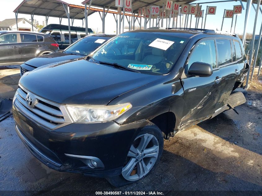 5TDDK3EH4DS246970 2013 Toyota Highlander Limited V6