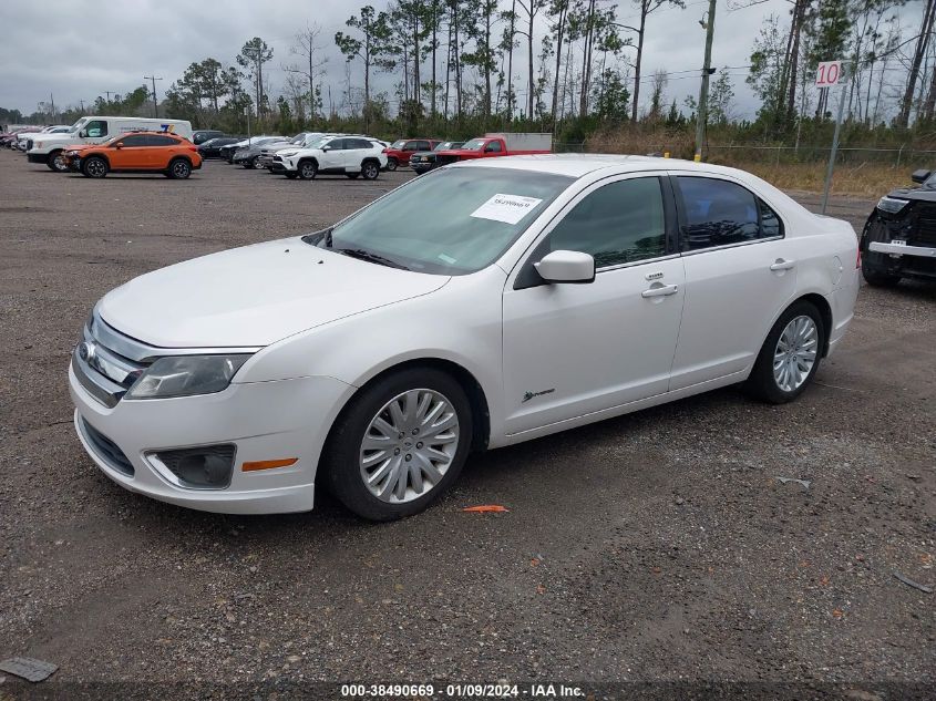 2010 Ford Fusion Hybrid VIN: 3FADP0L34AR404476 Lot: 39140542