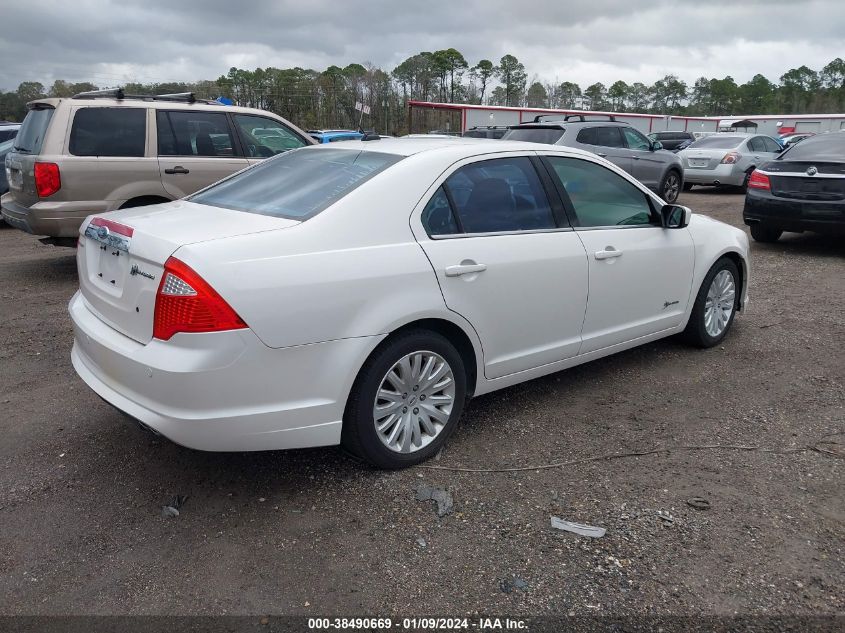 2010 Ford Fusion Hybrid VIN: 3FADP0L34AR404476 Lot: 39140542