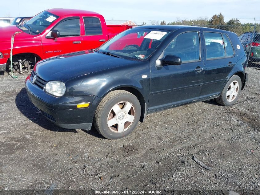 2001 Volkswagen Golf Gls VIN: 9BWGT61J714052001 Lot: 38490695