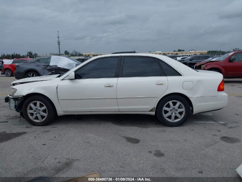 2000 Toyota Avalon Xls VIN: 4T1BF28B9YU096266 Lot: 38490736