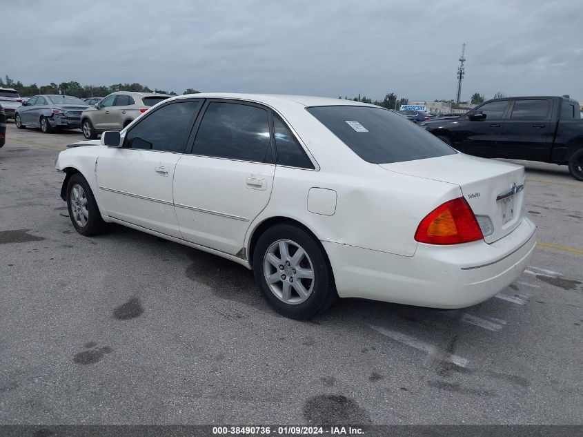 2000 Toyota Avalon Xls VIN: 4T1BF28B9YU096266 Lot: 38490736