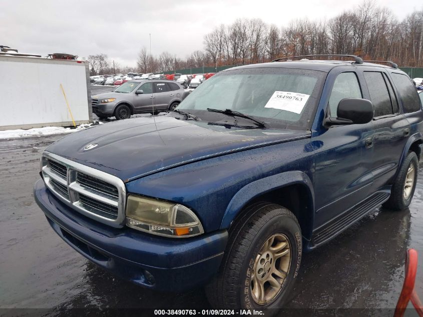 1B4HS48N82F136782 2002 Dodge Durango Slt