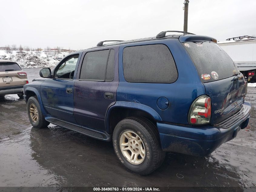 1B4HS48N82F136782 2002 Dodge Durango Slt