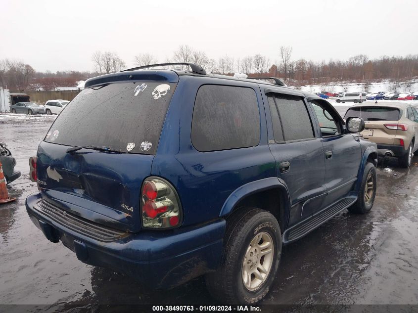 1B4HS48N82F136782 2002 Dodge Durango Slt