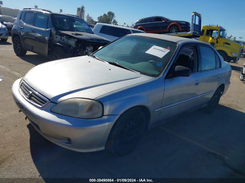 1999 Honda Civic Value Package VIN: 2HGEJ6612XH584897 Lot: 38490884