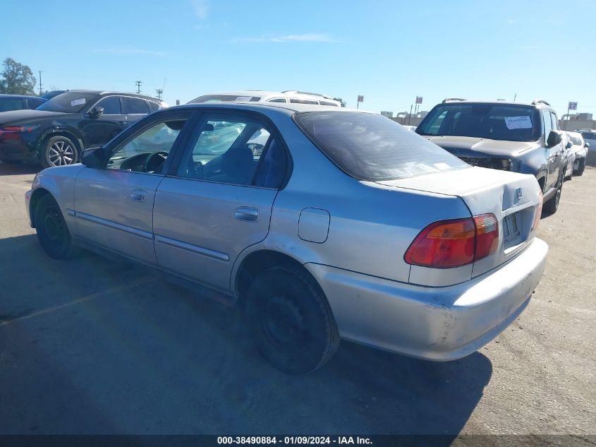 1999 Honda Civic Value Package VIN: 2HGEJ6612XH584897 Lot: 38490884