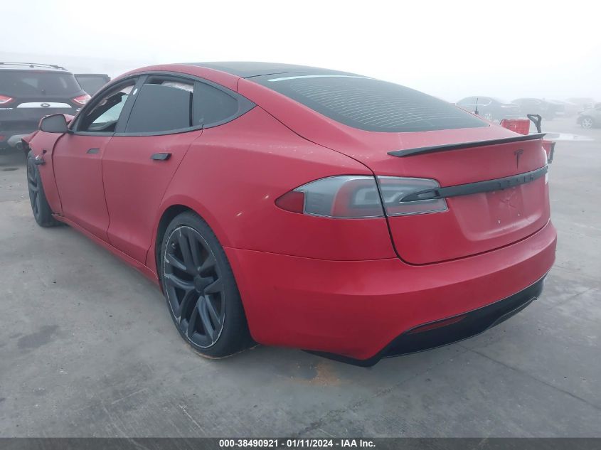 2022 Tesla Model S Dual Motor All-Wheel Drive VIN: 5YJSA1E58NF469345 Lot: 38490921