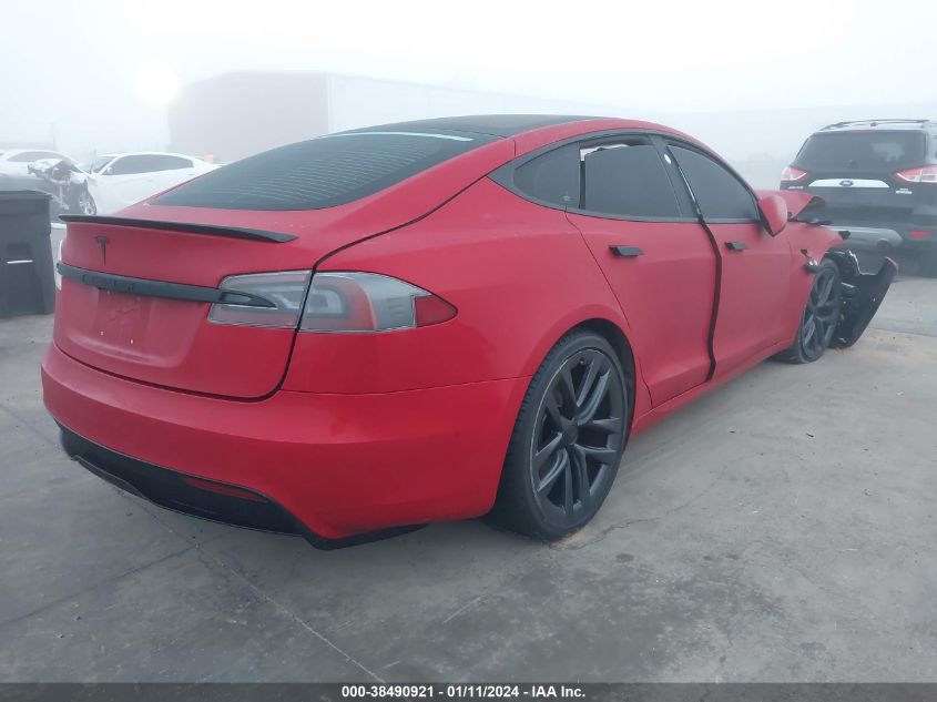 2022 Tesla Model S Dual Motor All-Wheel Drive VIN: 5YJSA1E58NF469345 Lot: 38490921