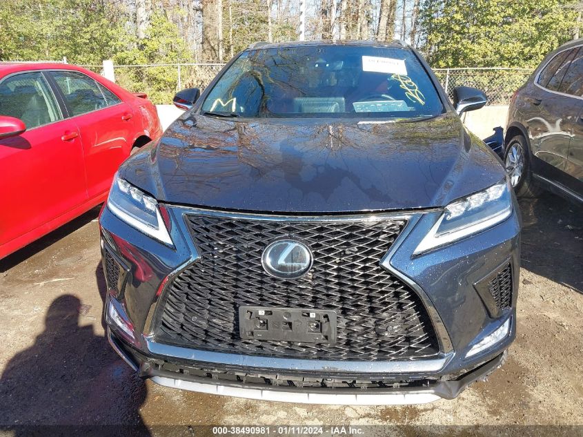 2021 Lexus Rx 350 F Sport Handling VIN: 2T2YZMDA5MC302989 Lot: 38490981