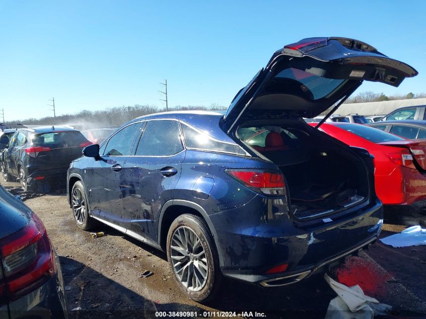 2021 Lexus Rx 350 F Sport Handling VIN: 2T2YZMDA5MC302989 Lot: 38490981