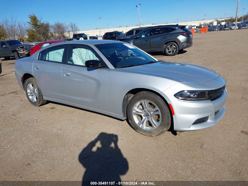 2023 Dodge Charger Sxt VIN: 2C3CDXBG2PH564151 Lot: 38491107