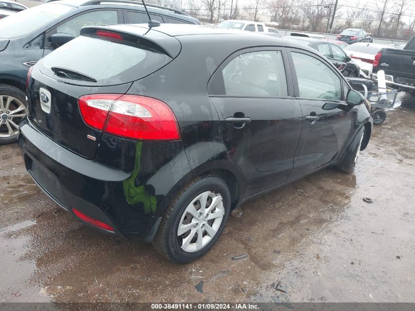 2012 Kia Rio5 Lx VIN: KNADM5A31C6092617 Lot: 38491141