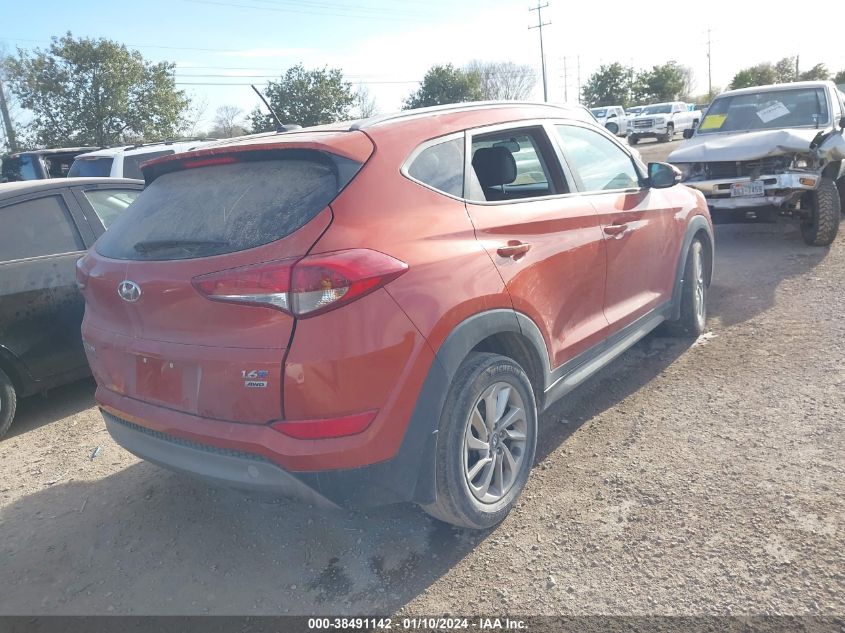 2017 Hyundai Tucson Eco VIN: KM8J3CA2XHU340544 Lot: 40481252