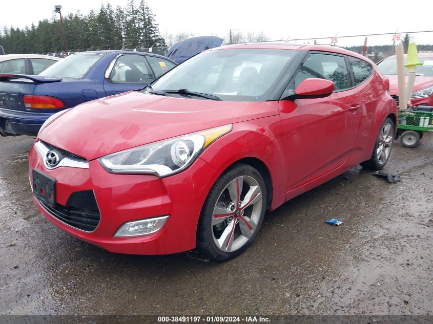 2017 Hyundai Veloster Value Edition VIN: KMHTC6AD6HU316012 Lot: 38491197