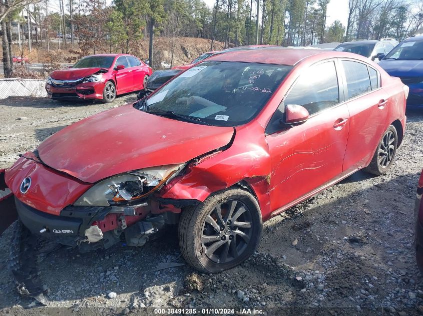 2013 Mazda Mazda3 I Touring VIN: JM1BL1V73D1711087 Lot: 38491285