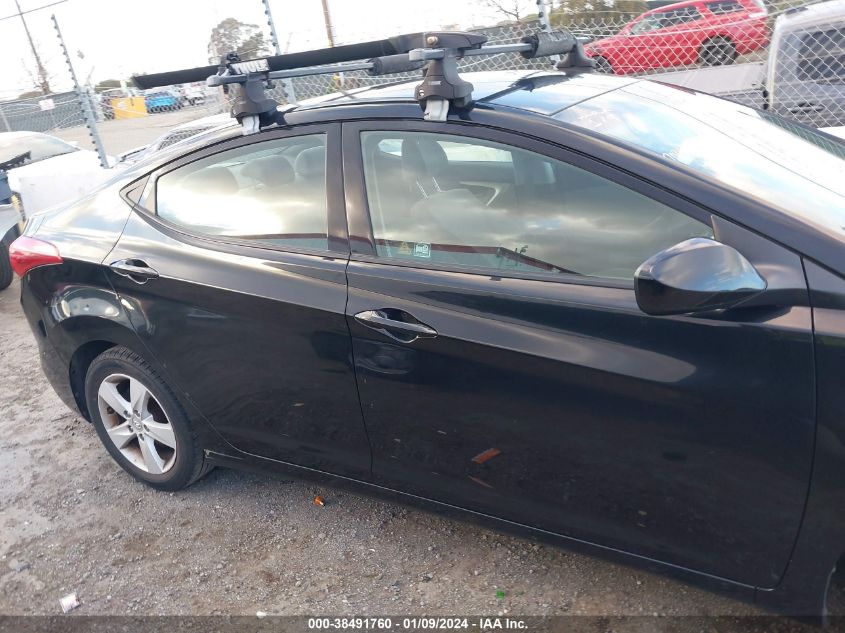 2013 Hyundai Elantra Gls (Ulsan Plant) VIN: KMHDH4AE9DU991169 Lot: 38491760