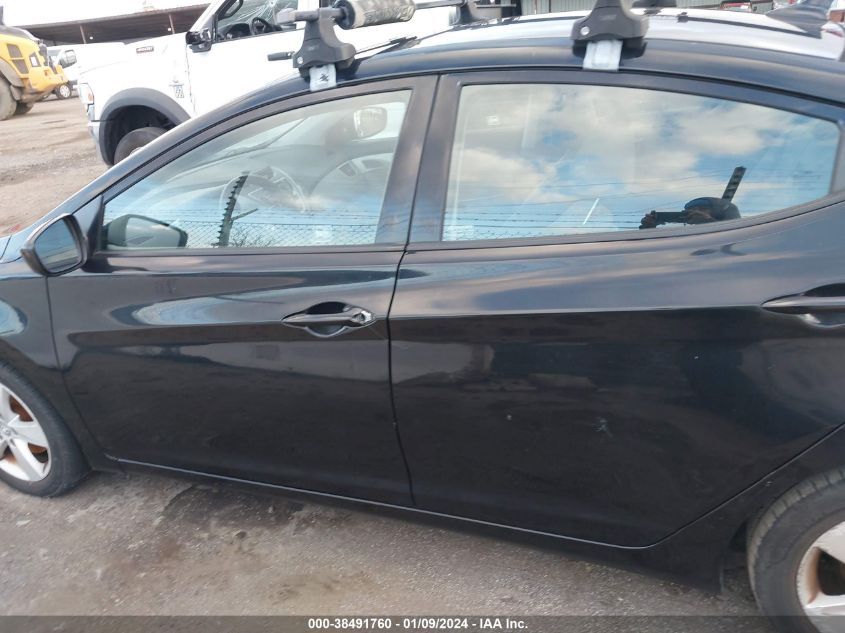 2013 Hyundai Elantra Gls (Ulsan Plant) VIN: KMHDH4AE9DU991169 Lot: 38491760